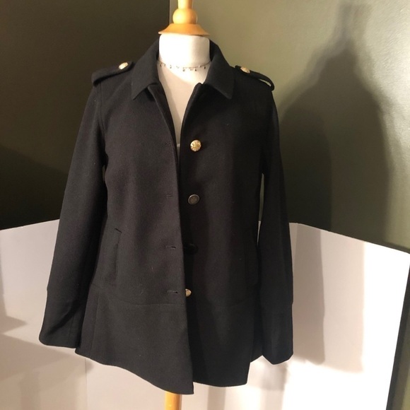 LOGO Lori Goldstein Black Button Up Jacket Sz XS - Picture 2 of 8